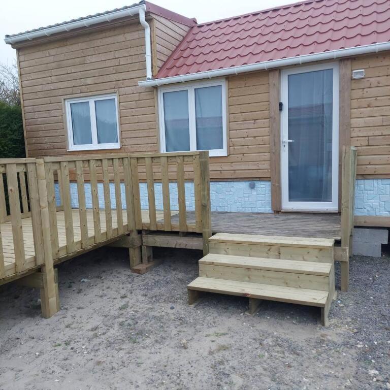 Berck-Plage - 2 Hebergements Insolites Tiny House De 2 A 8 Personnes מראה חיצוני תמונה